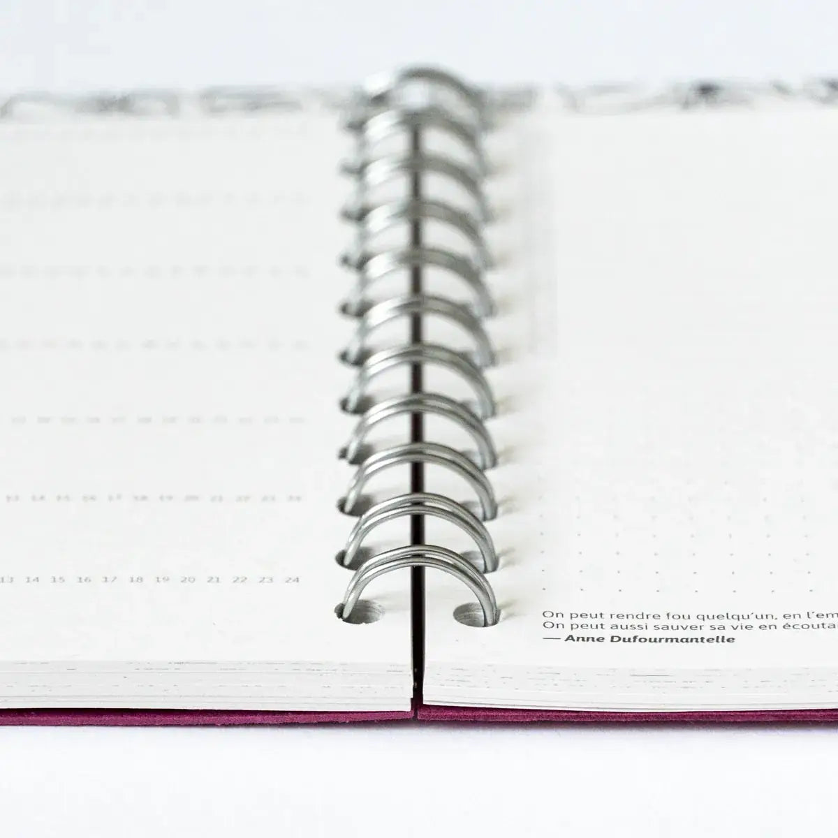 Agenda scolaire 2025 / 2026 - Poche A6 spirale: Fuchsia