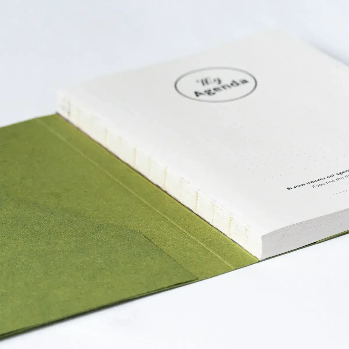 Agenda scolaire 2025 / 2026 - A5 souple - compatible jaquette liseuse: Matcha